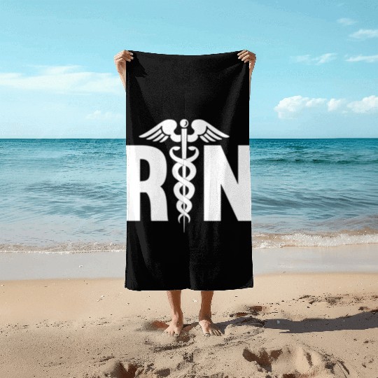 Registered Nurse Health Cli Hotal Nurse Rn Beach Towels