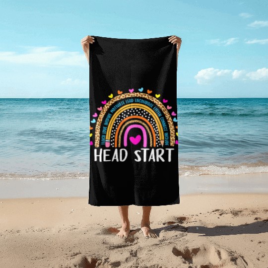 Back to School Head Start Squad Homeschool Beach Towels