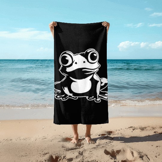 Frog Amphibian Toad Beach Towels