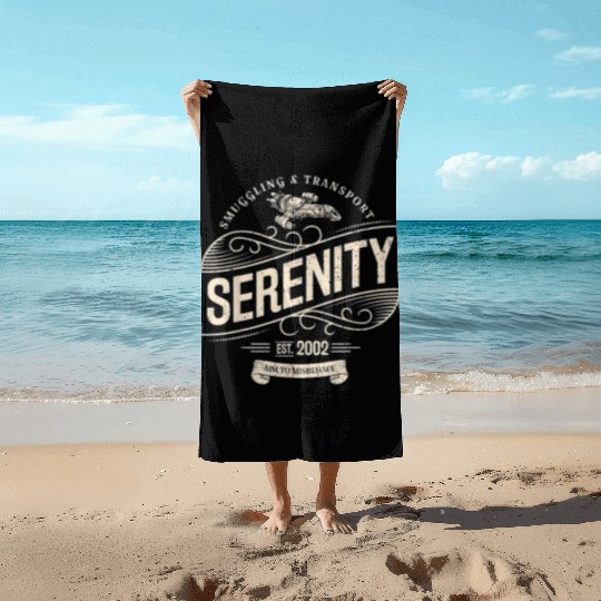 Vintage Serenity Sgling And Transport Firefly Beach Towels