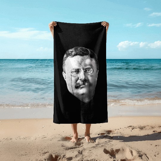 President Teddy Roosevelt Beach Towels