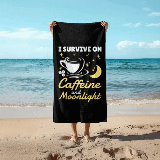Night Shift Worker Graveyard Duty Beach Towels