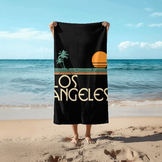 Los Angeles California Beach Towels