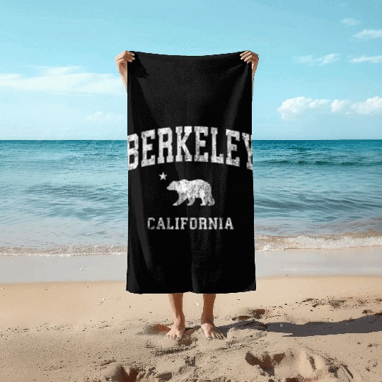 Berkeley California Ca Distressed Sports Beach Towels
