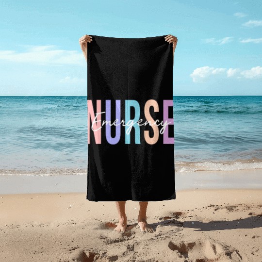 Er Nurse Emergency Room Nurse Registered Nurse Beach Towels