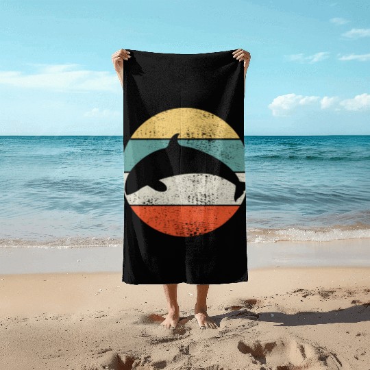 Orca Whale Beach Towels