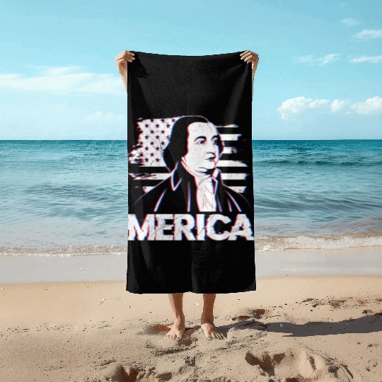 Merica USA Presidents America Fan USA Party Beach Towels