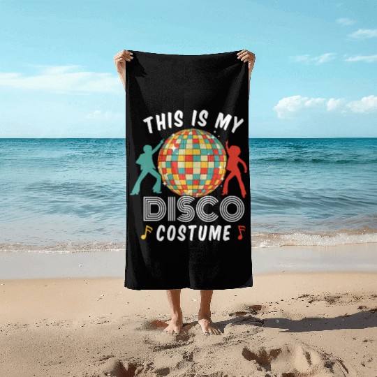 This Is My Disco 70S 80S Disco Party Dance Beach Towels