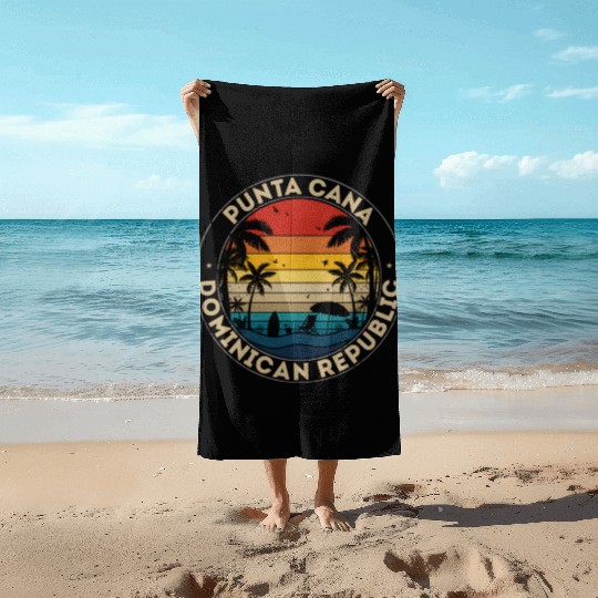 Punta Cana Dominican Republic Reminder Beach Towels