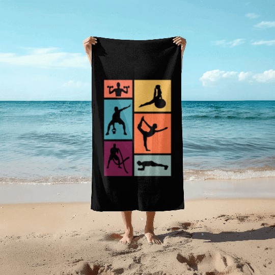 Fitness Exercise Workout Gym Beach Towels