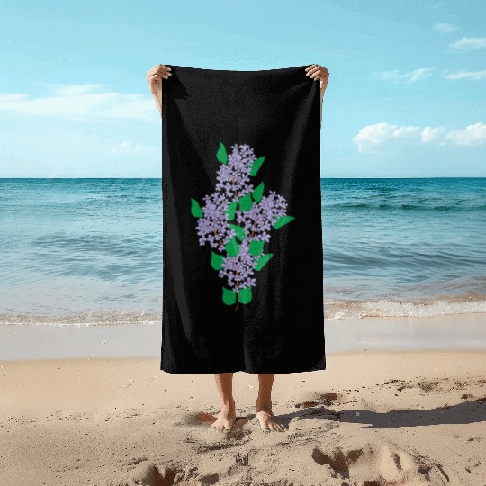 Lilac Flower T ShirtLilac Beach Towels by Alekvik