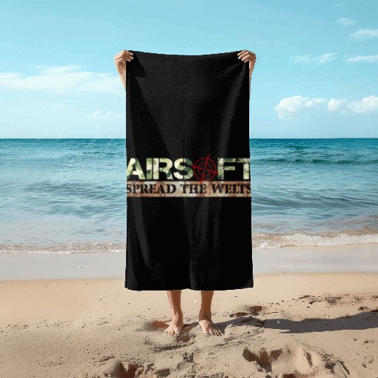 Spread The Welts Airsoft Bb Gun Rifle Beach Towels