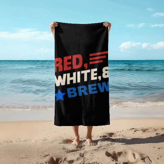 4th of July US independence day Beach Towels
