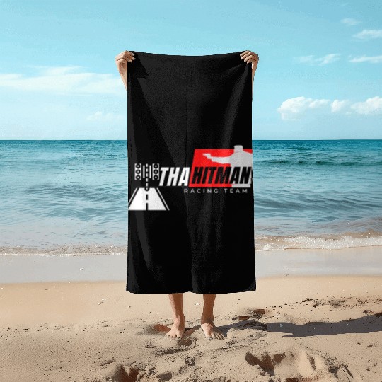 Tha Hitman Racing Team Beach Towels