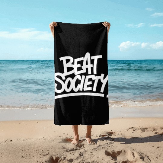 Beat Society nostalgia Beach Towels