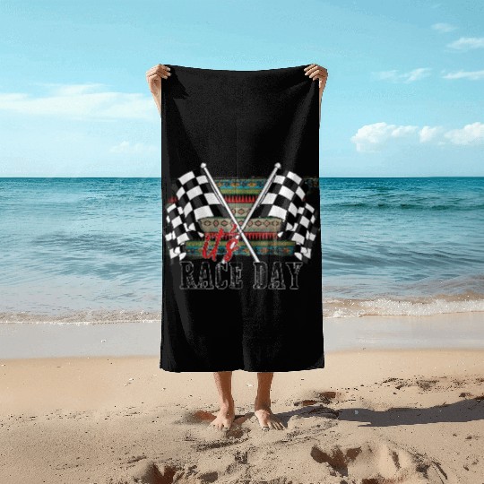 Its Race Day Beach Towels