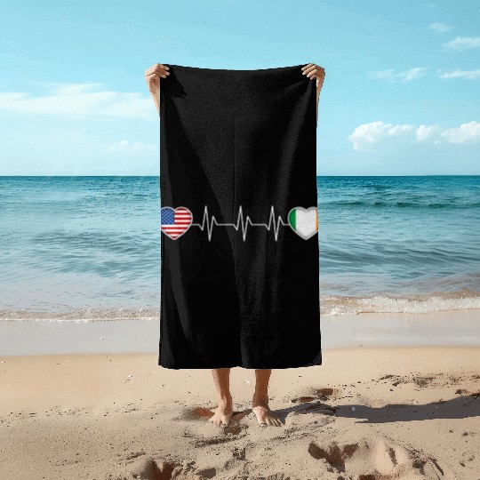 Ireland Beach Towels