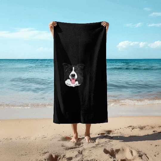 Border Collie Lover Border Collie Gift Border Beach Towels
