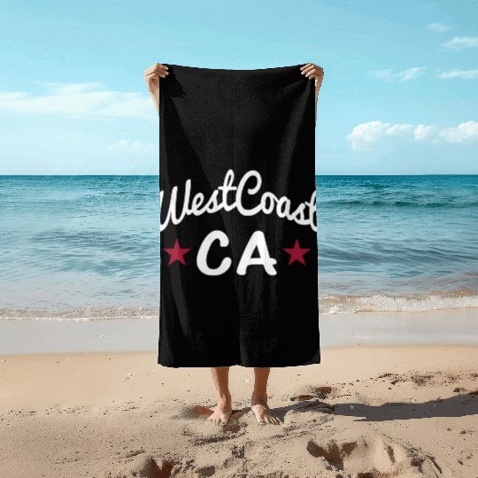 California West Coast Beach Towels