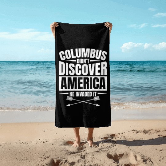 Aboriginal Indians Indigenous Native American Day Beach Towels