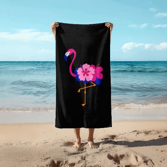Flower Flamingo Beach Towels