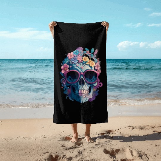 Cool Skull Beach Towels