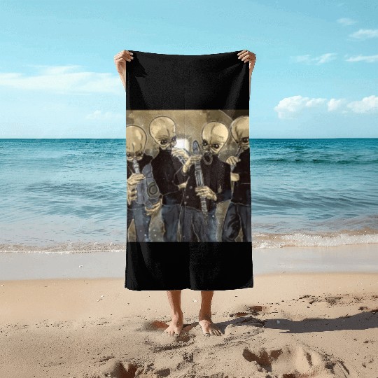 Cantina Band Mos Eisley Beach Towels