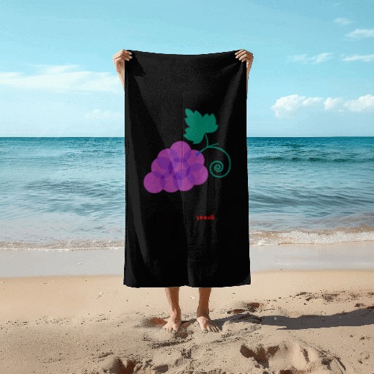 Feel Grape X Great Beach Towels