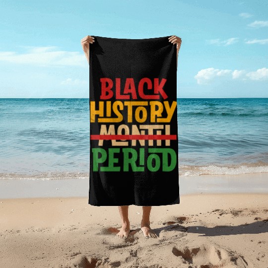 Black History Month Blm Beach Towels