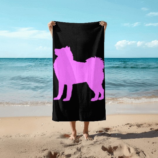 Pet Dog Owner I Love Siberian Husky Beach Towels