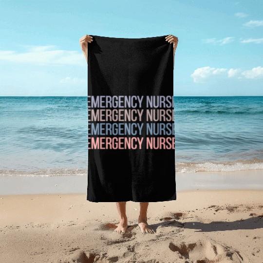 Er Nurse Emergency Room Nurse Registered Nurse Beach Towels