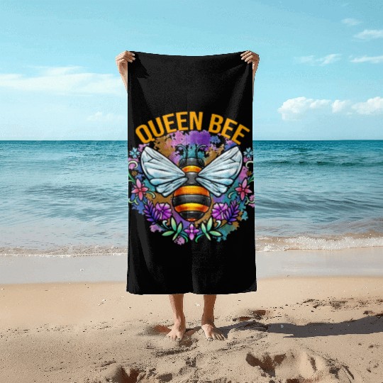 Queen Bee Gardening Beach Towels