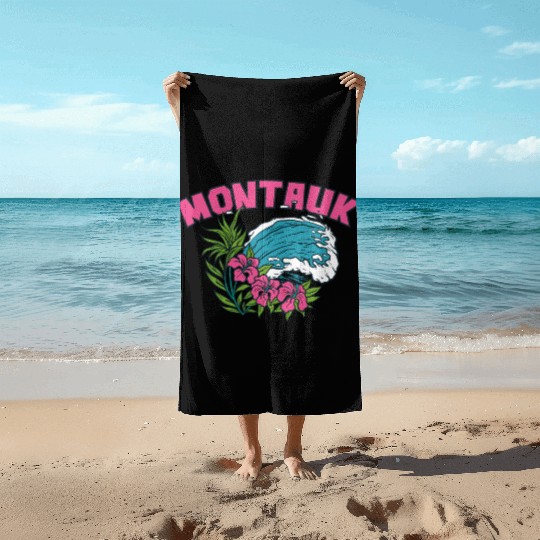 Montauk New York Summer Nyc Tropical Montaukett Beach Towels