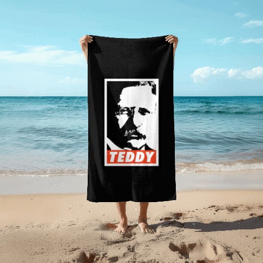 Teddy Roosevelt Beach Towels