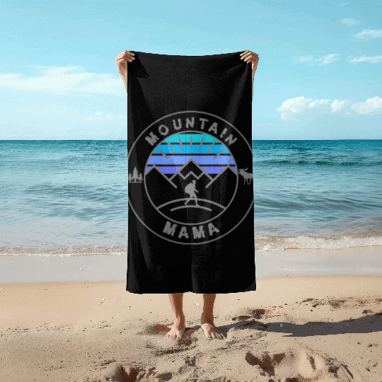 Mountain Mama Beach Towels
