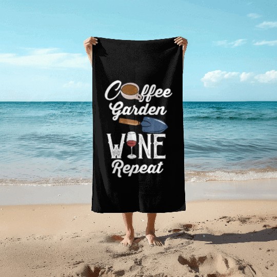 Gardener Garden Gardening Beach Towels