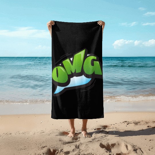OMG Beach Towels design