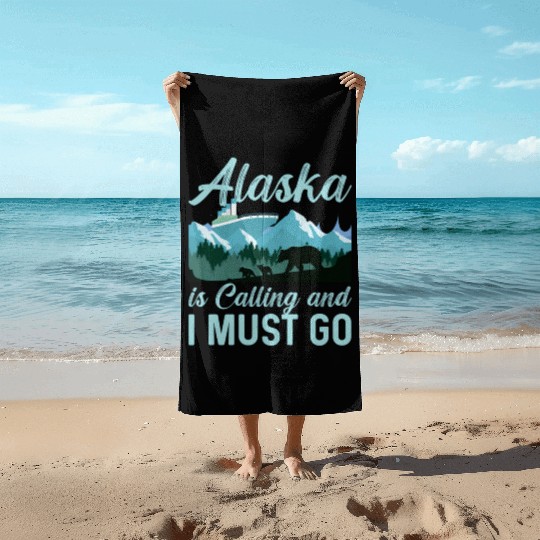 Cruising Alaska Calling Cruise Cruising Beach Towels