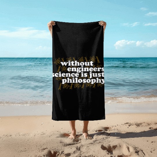 Philosophy Teacher Poetry Reading Book Science Beach Towels