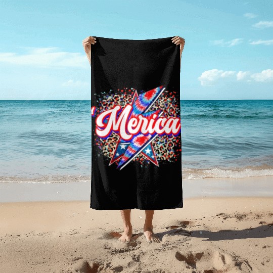 Merica Beach Towels