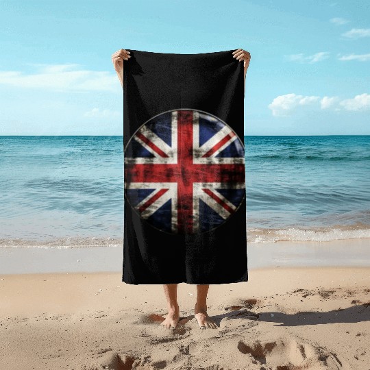 Union Jack Vintage Distressed Beach Towels