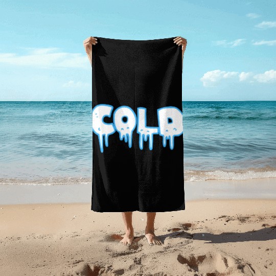 Cold awesome winter lovers Beach Towels