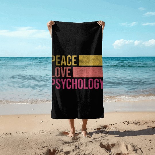 Psychology Psychoanalysis Psych Major Beach Towels