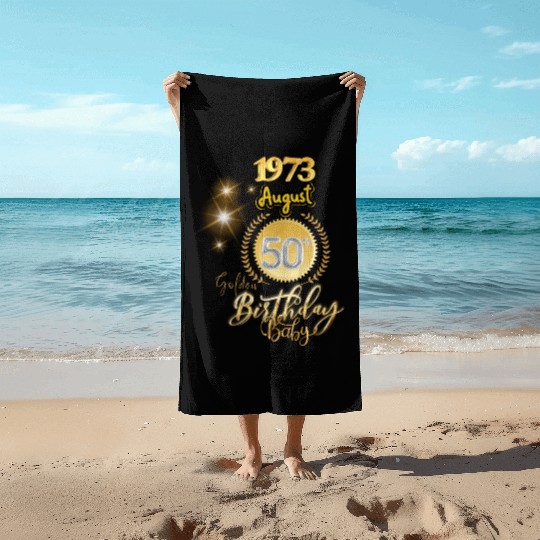 50th birthday, August 1973. Beach Towels