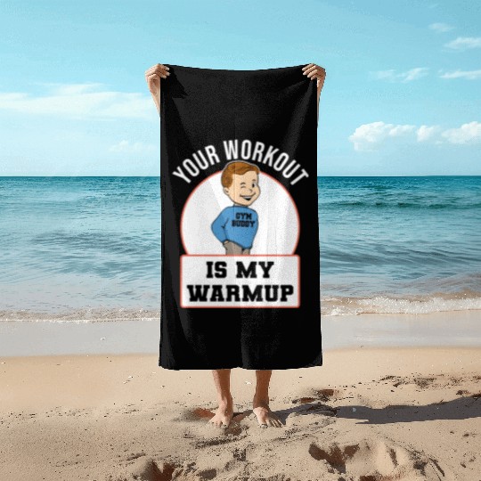 Leg Day Never Heard Warmup Fitness Training Gym Beach Towels