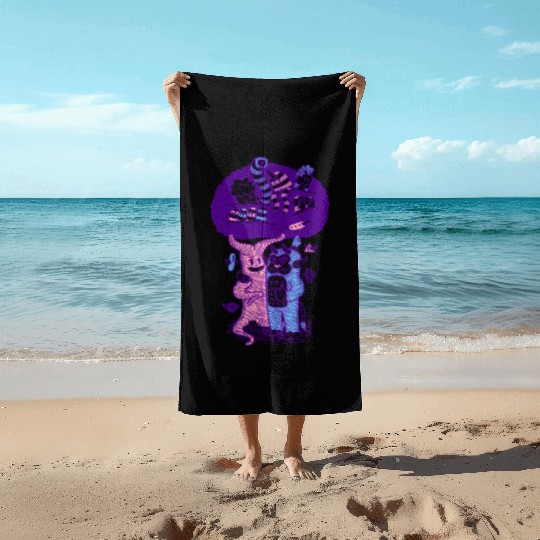 Happy Tree Friends Ii Beach Towels