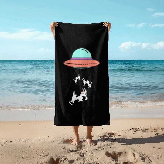 MOO the Truth Is Out There Area 51 Alien Ufo Beach Towels