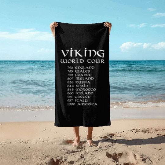 Viking World Tour Beach Towels