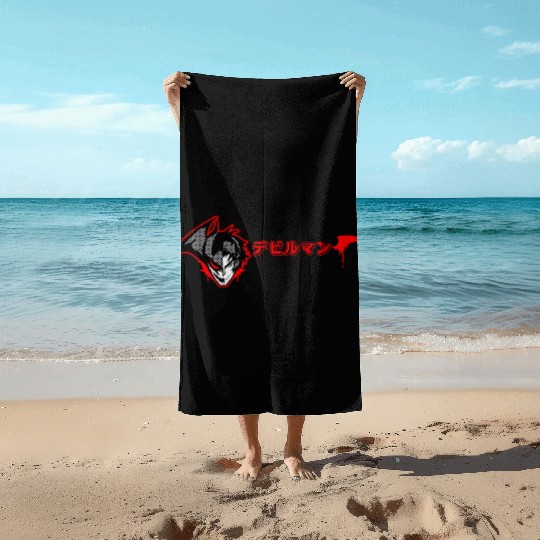 Devilman Crybaby classic Beach Towels
