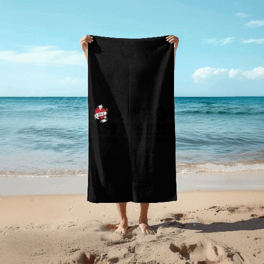I Love My Hot Boyfriend - So Pls Stay Away From Me Beach Towels